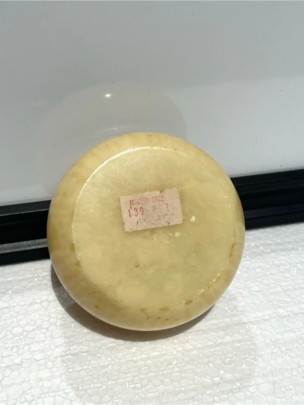 Vintage silver item lid